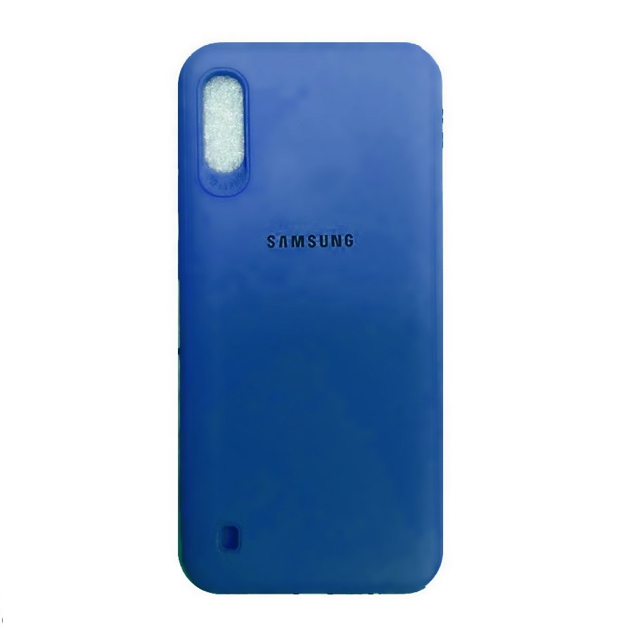 Чехол Samsung Galaxy A50 Logo LUX (синий)