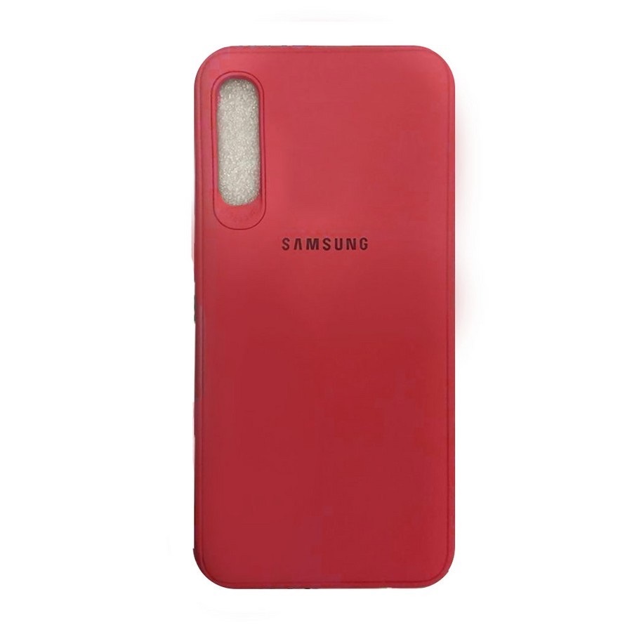 Чехол Samsung Galaxy A50 Logo LUX (красный)