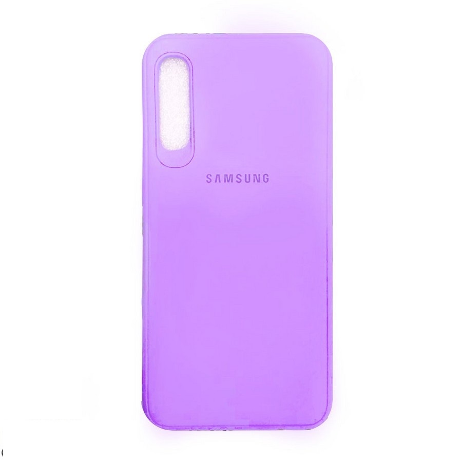 Чехол Samsung Galaxy A50 Logo LUX (сиреневый)