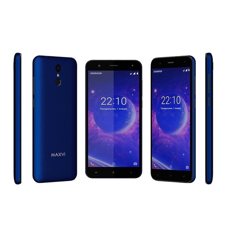 Смартфон Maxvi MS531 Vega 1Gb/8Gb Blue
