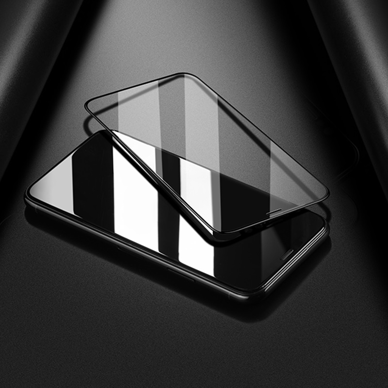 Защитное стекло полноэкранное для iPhone XR/11 Borofone Premium (черный)