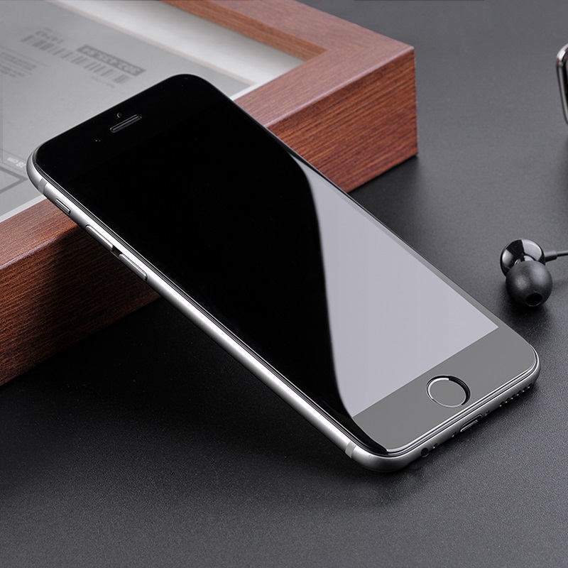 Защитное стекло полноэкранное для iPhone 6/6S Borofone Premium (черный)