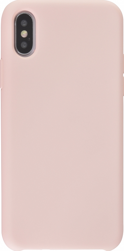Чехол для iPhone X/XS Soft Touch (розовый песок)