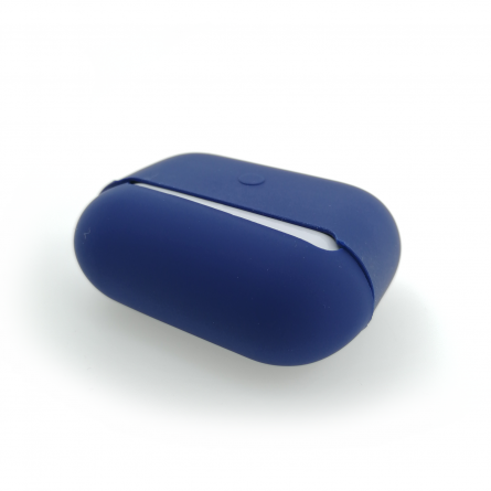 Чехол силиконовый для наушников Apple AirPods Pro ультра-тонкий синий