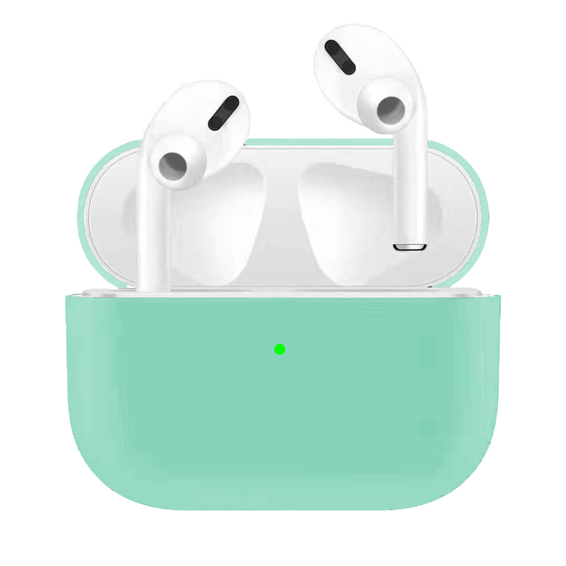 Чехол силиконовый для наушников Apple AirPods Pro ультра-тонкий зеленый