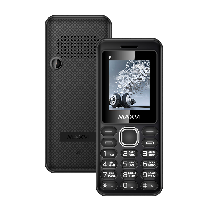 Телефон Maxvi P1 Black