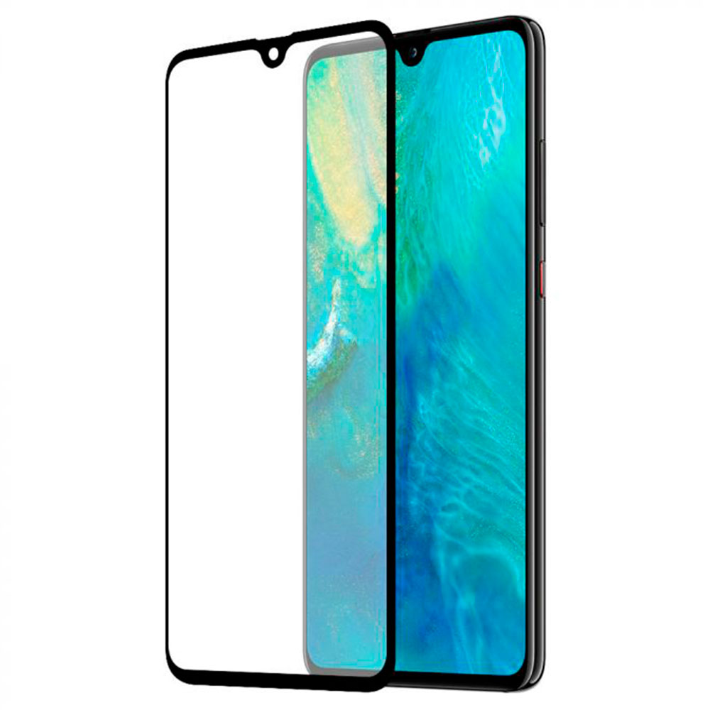 Защитное стекло для Huawei Mate 20 2D (черный)