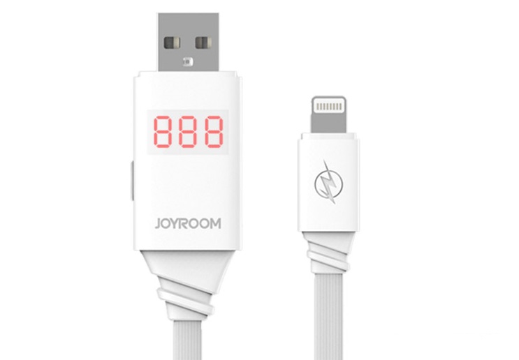 Кабель Lightning iPhone 5G/iPod/iPad Joyroom JRZS 1m (Умный чип)