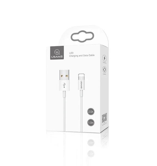 Кабель Lightning iPhone 5G/iPod/iPad Usams US-SJ283 U23 1m