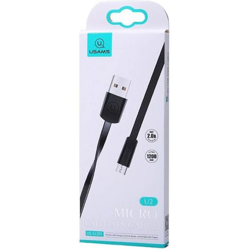 Кабель microUSB Usams US-SJ201 U2 1.2m