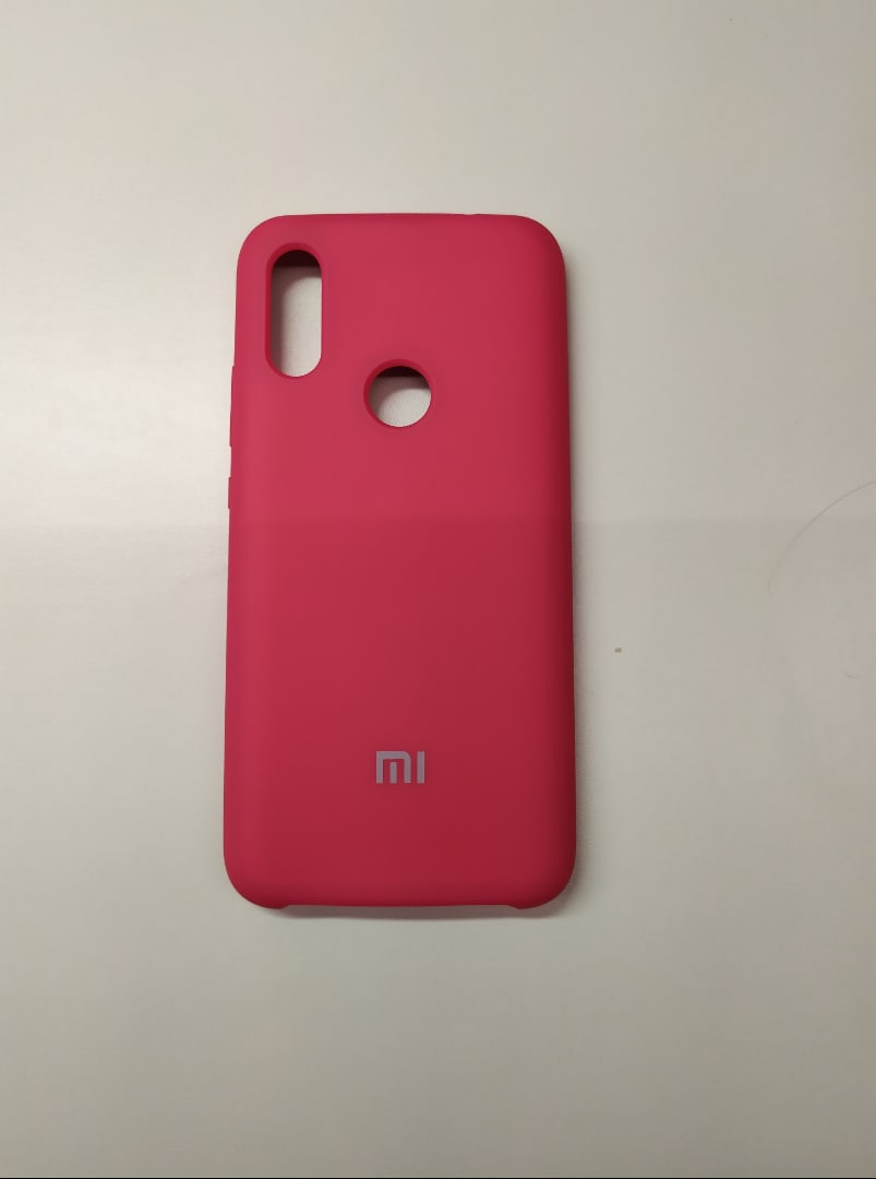 Чехол Xiaomi Redmi 7 Soft Touch (бордовый)