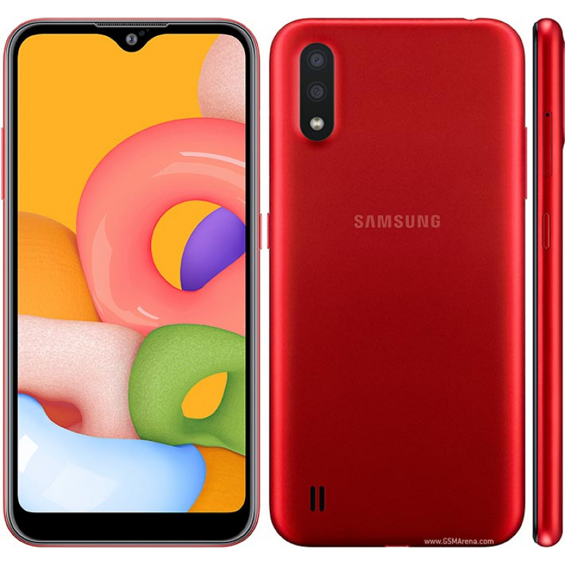 Смартфон Samsung Galaxy A01 2Gb/16Gb Red