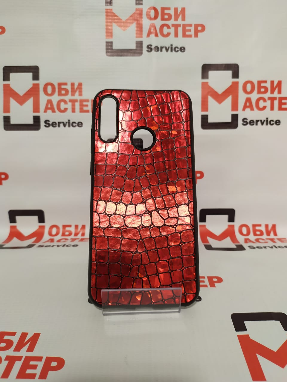 Чехол Huawei Honor 8A/Y6 2019 (Fantastic Skin/красный)