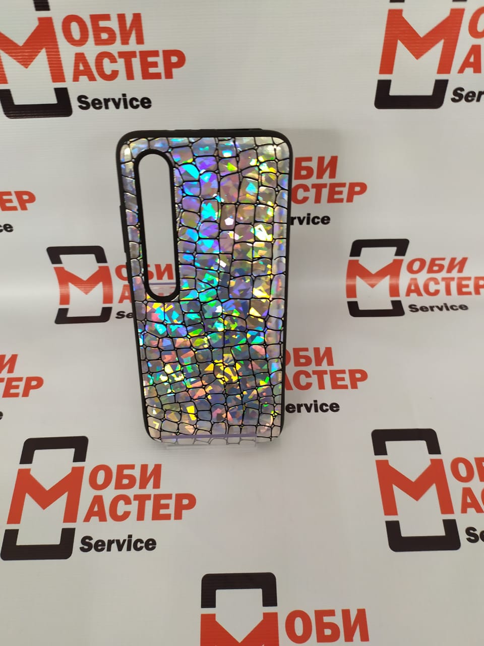 Чехол для Xiaomi Redmi Mi 10 (Fantastic Skin/серебро)