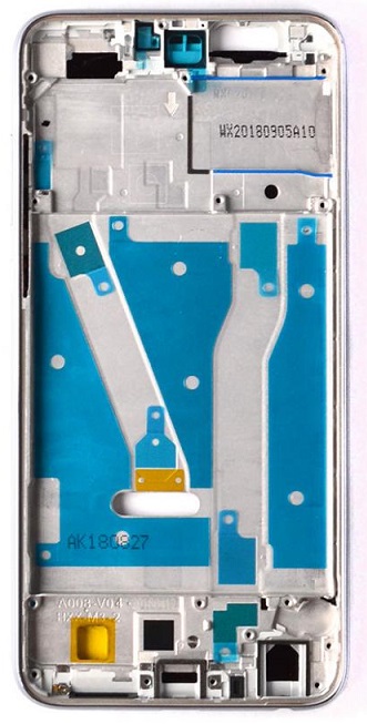 Рамка дисплея для Huawei Honor 9 Lite (серый)