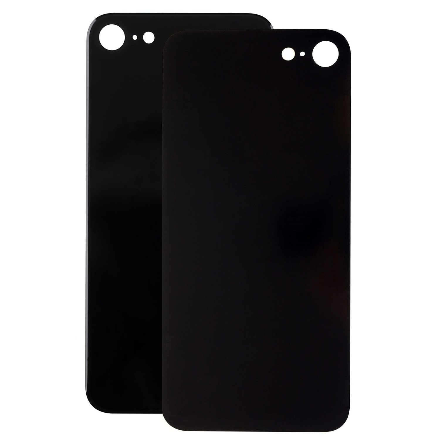 Задняя крышка для iPhone 8 Orig (черный) (с увеличеным вырезом под камеру)