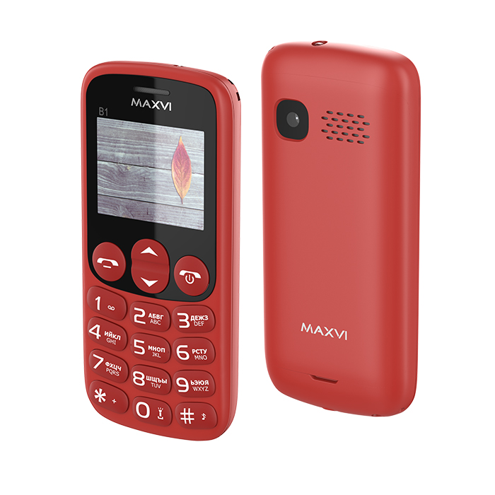 Телефон Maxvi B1 Red