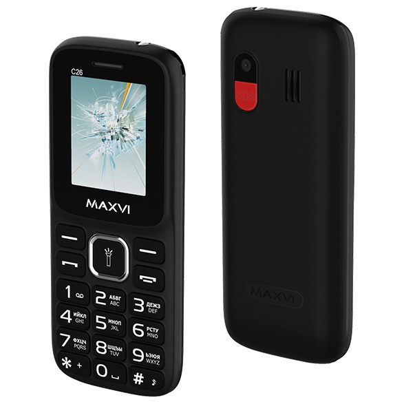 Телефон Maxvi C26 Black