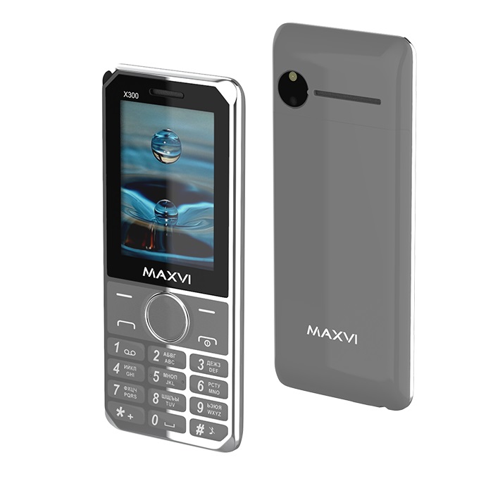 Телефон Maxvi X300 Grey 