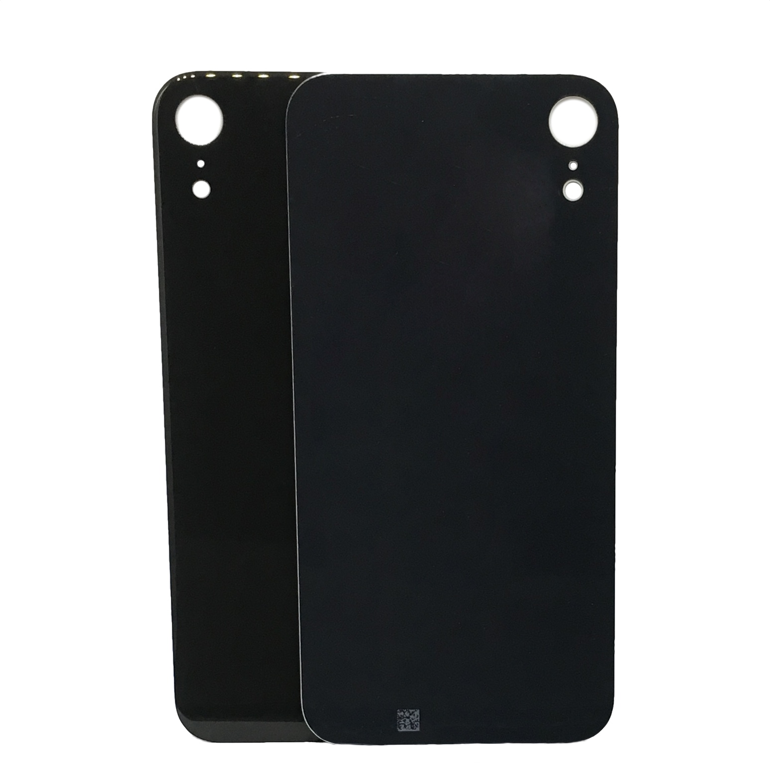 Задняя крышка для iPhone XR Orig (черный) (с увеличеным вырезом под камеру)