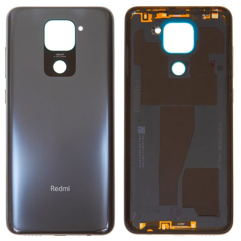 Задняя крышка для Xiaomi Redmi Note 9 (серый)
