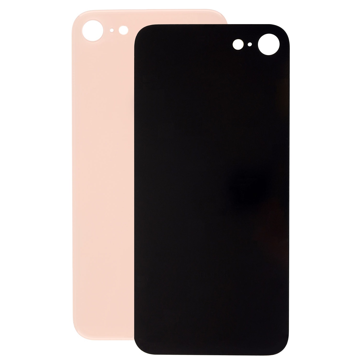 Задняя крышка для iPhone 8 Orig (розовое золото) (с увеличеным вырезом под камеру)