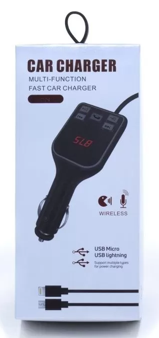 FM модулятор Multi Q4 (USB/Bluetooth/AUX/MicroSD)