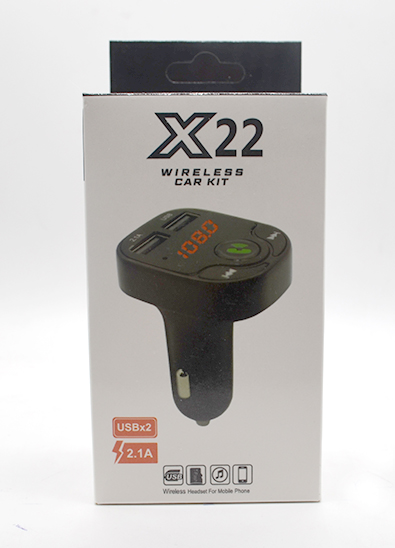 FM модулятор X22 (USB/Bluetooth/MicroSD)
