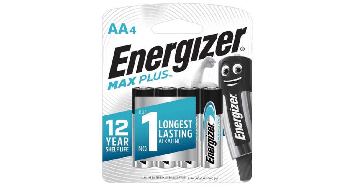 Батарейка Energizer Max Plus AA4 (LR06) (1шт)