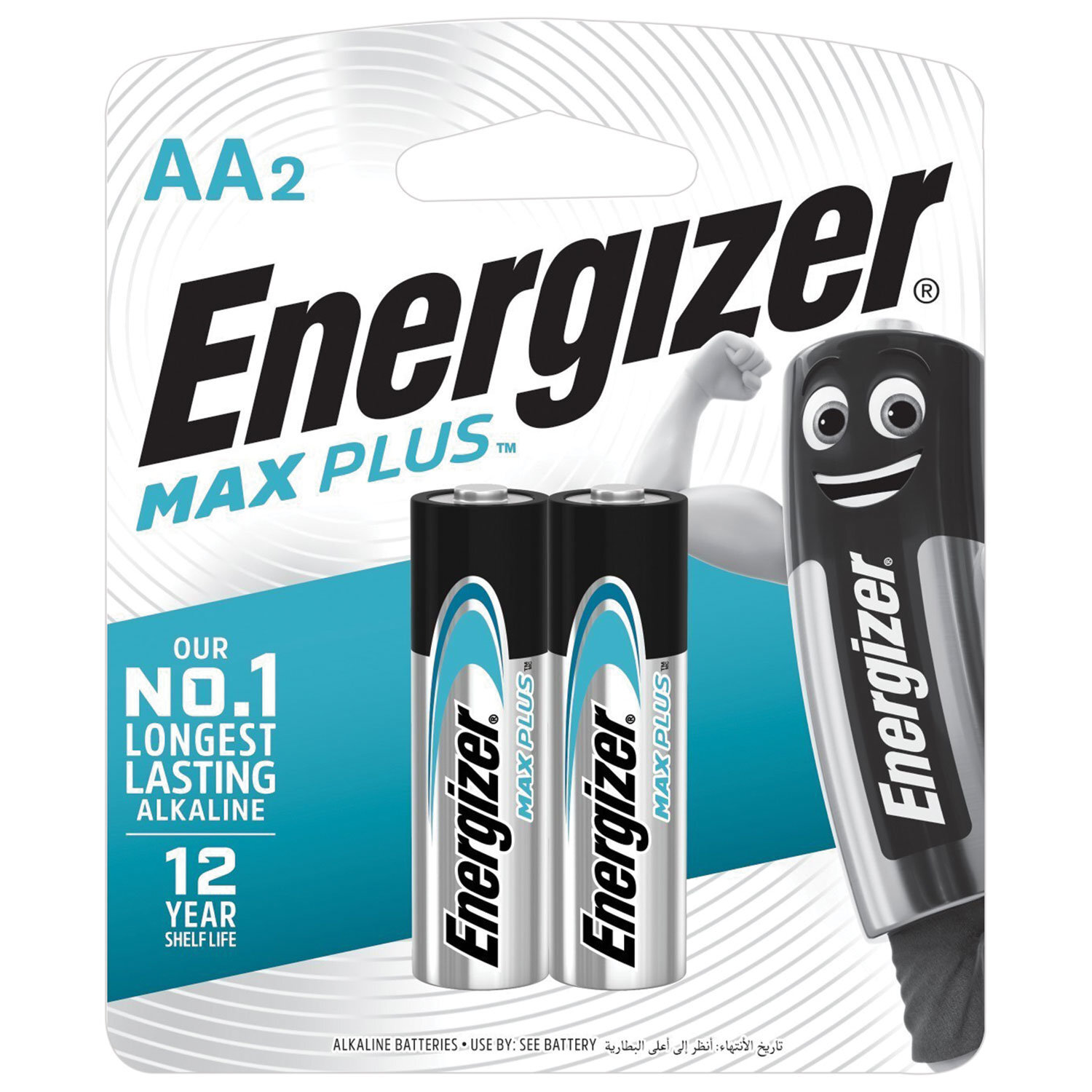 Батарейка Energizer Max Plus AA2 (LR06) (1шт)
