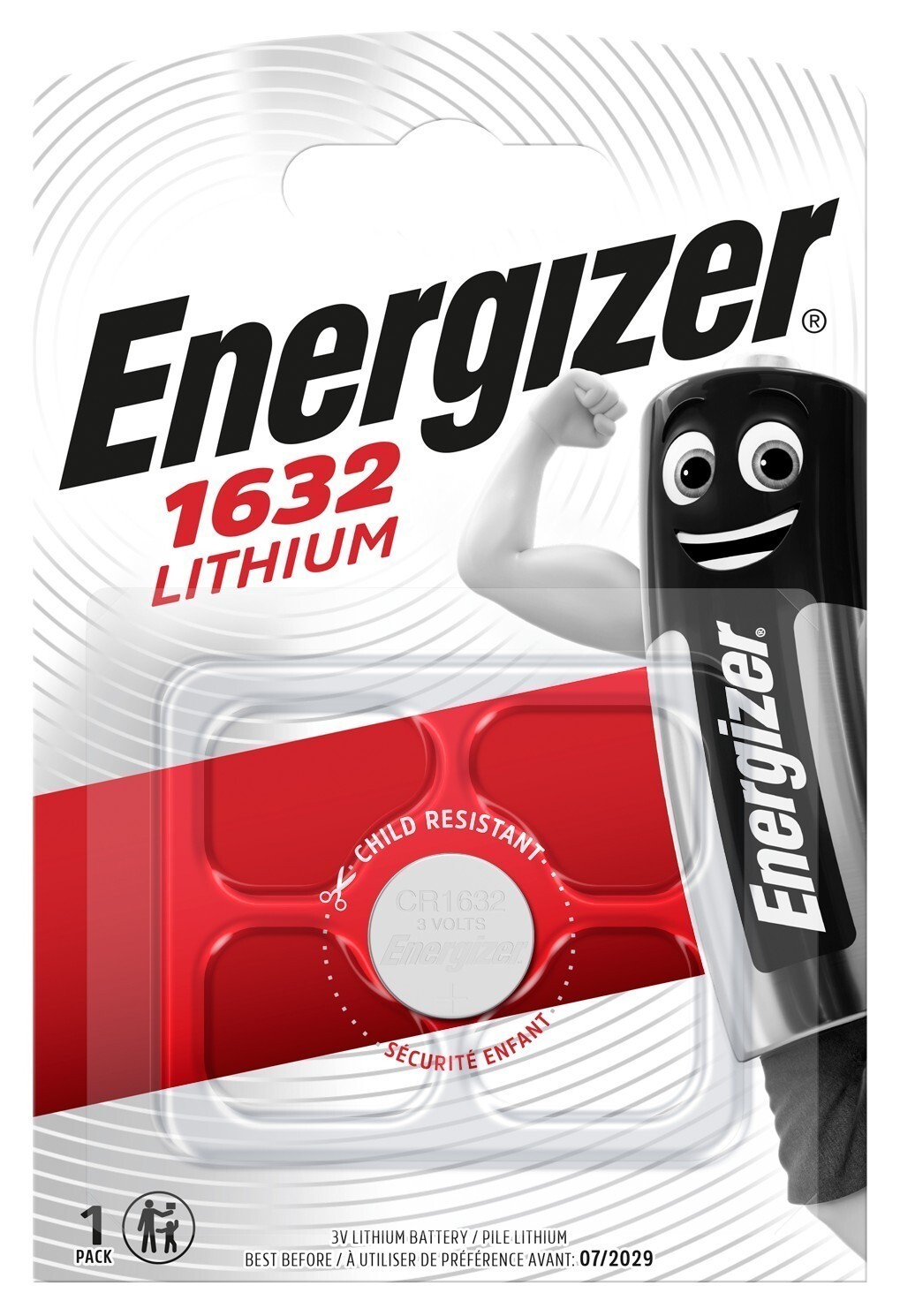 Батарейка Energiser CR1632 (1шт)