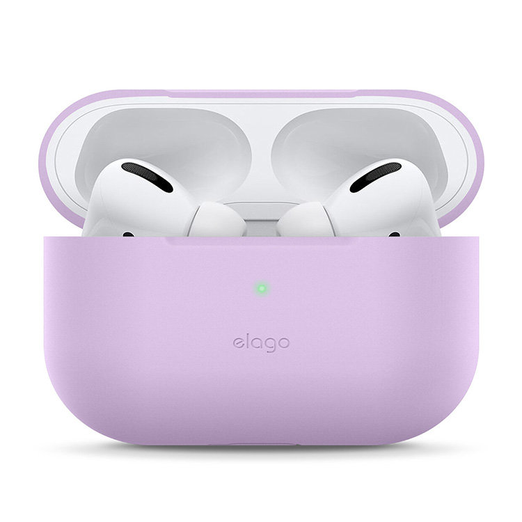 Чехол силиконовый для наушников Apple AirPods Pro ультра-тонкий Lavender