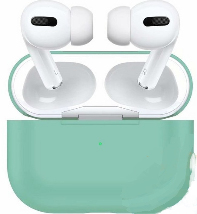 Чехол силиконовый для наушников Apple AirPods Pro ультра-тонкий Midnight Green