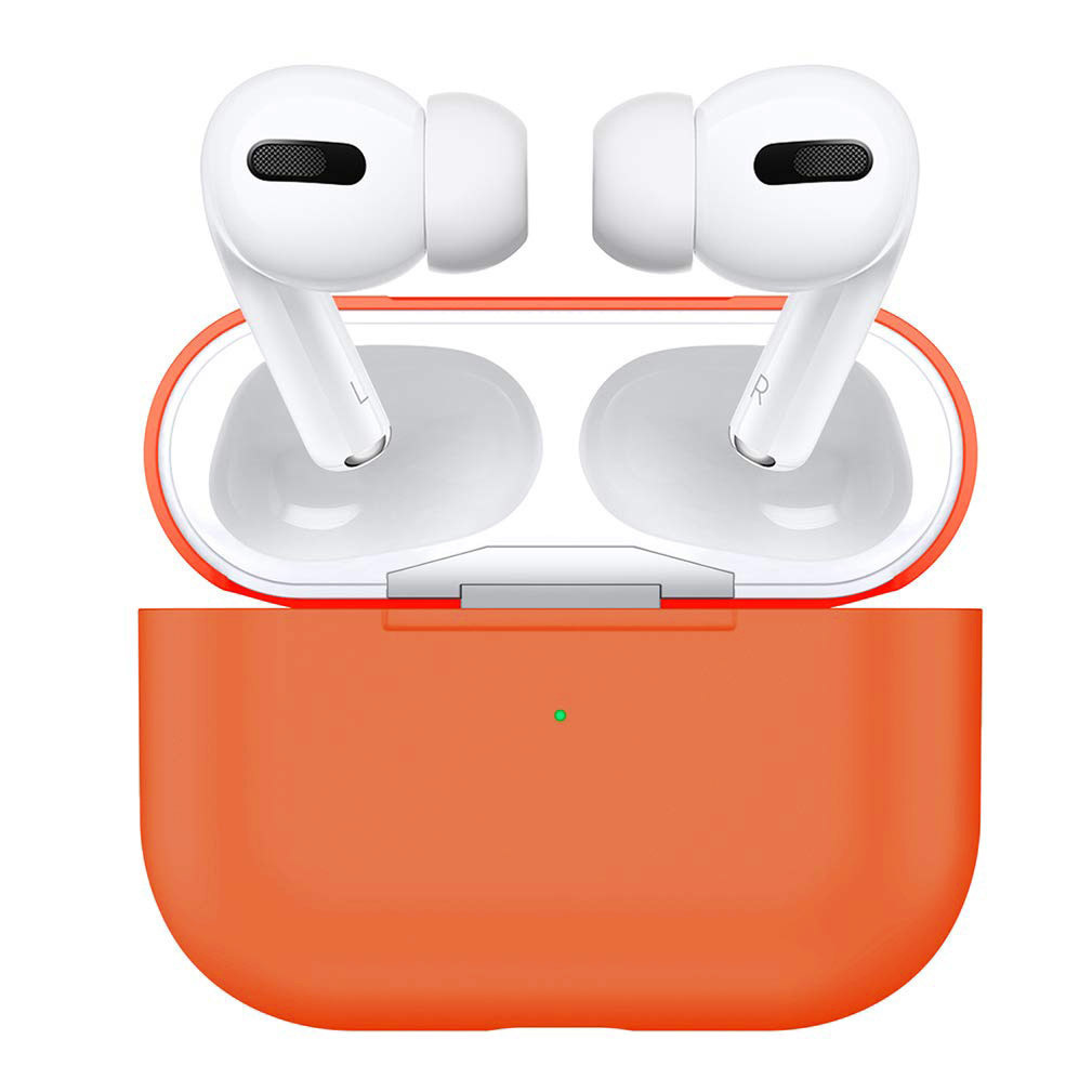 Чехол силиконовый для наушников Apple AirPods Pro ультра-тонкий Peach