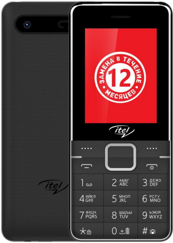 Телефон ITEL IT5615 2.4" 3 sim Magnet Black