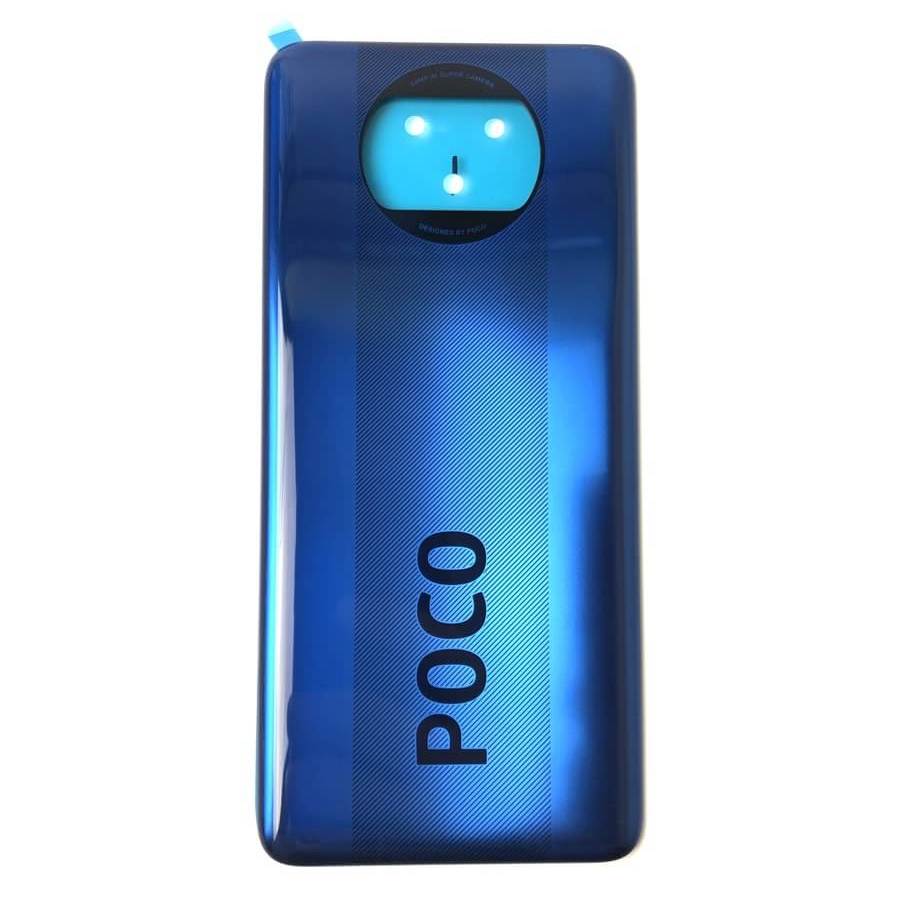 Задняя крышка для Xiaomi Poco X3 NFC/X3 Pro (синий)