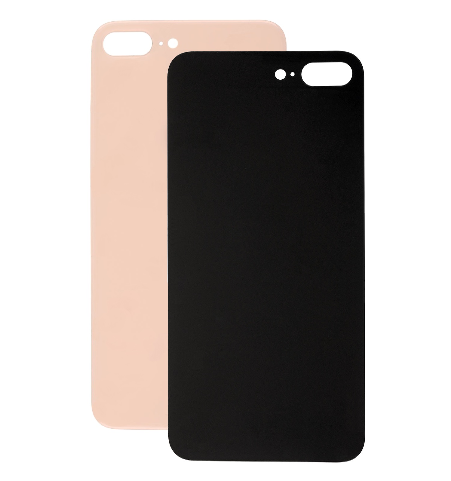 Задняя крышка для iPhone 8 Plus Orig (розовое золото) (с увеличеным вырезом под камеру)