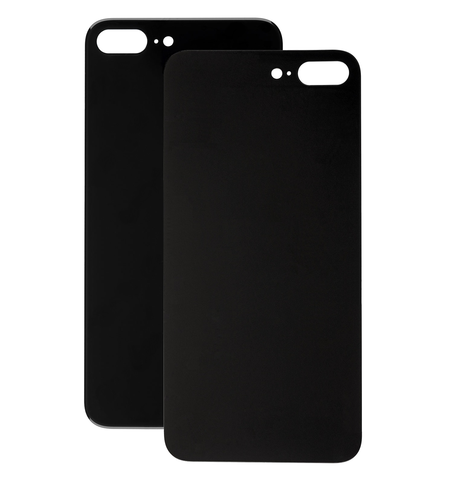 Задняя крышка для iPhone 8 Plus Orig (черный) (с увеличеным вырезом под камеру)