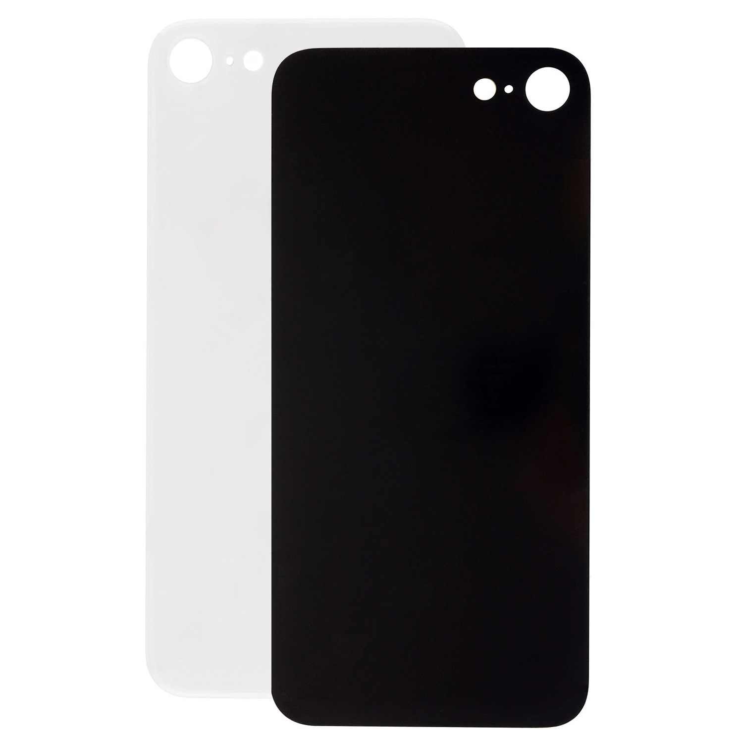 Задняя крышка для iPhone SE 2020 Orig (белый) (с увеличеным вырезом под камеру)