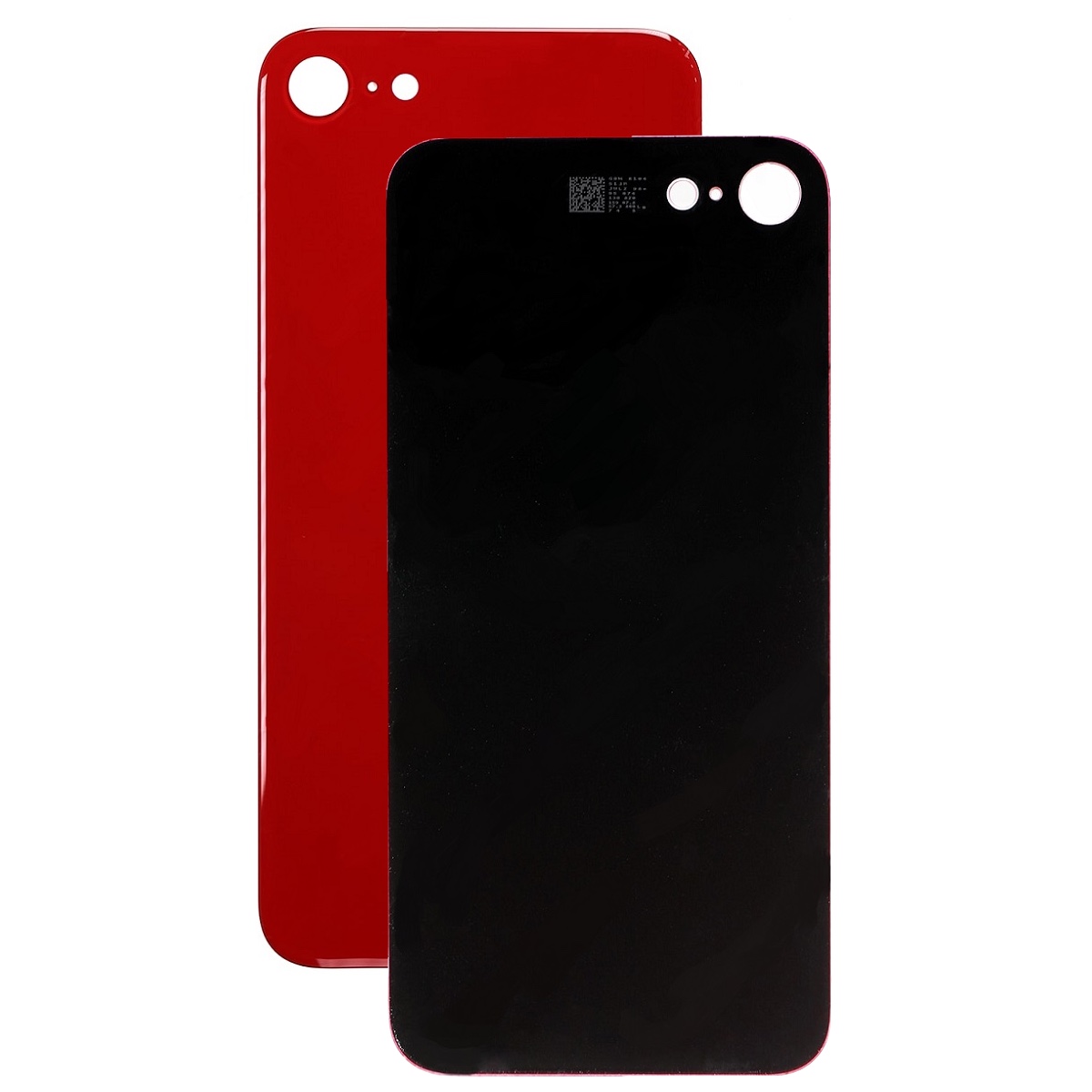 Задняя крышка для iPhone SE 2020 Orig (красный) (с увеличеным вырезом под камеру)