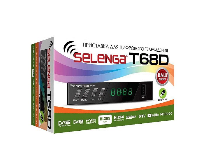 ТВ-приставка Selenga T68D