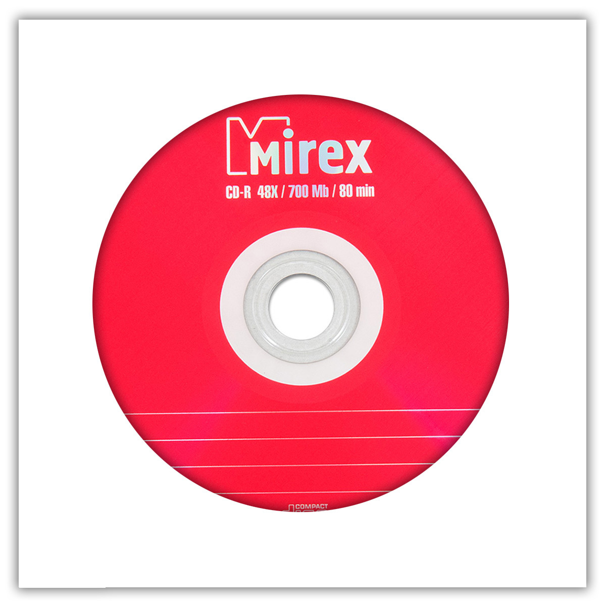 Диск CD-R Mirex (700mb / 48x/80min / 1 шт.)