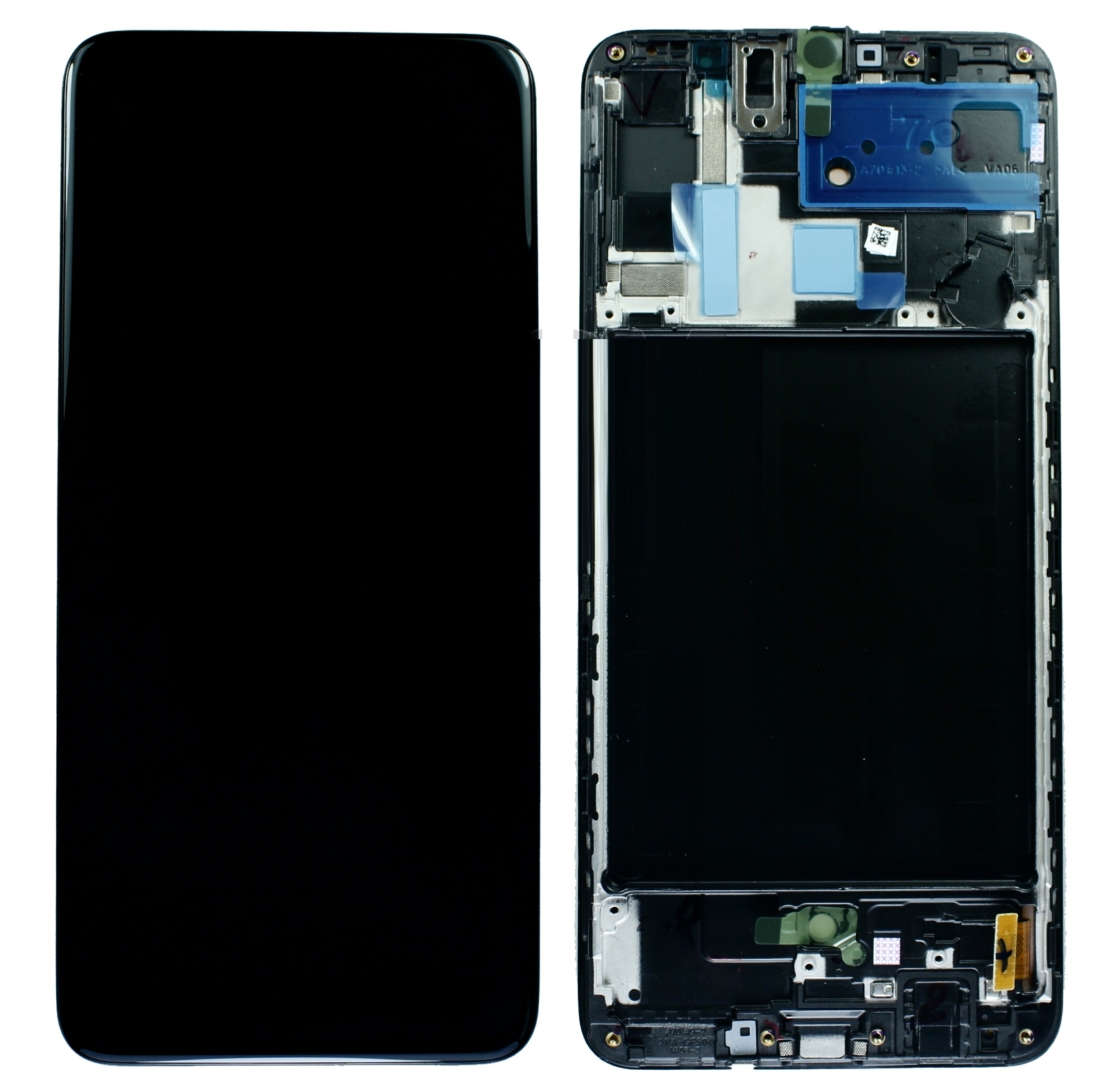 Дисплей для Samsung A705F/A70 в сборе с рамкой Оригинал 100% (черный)