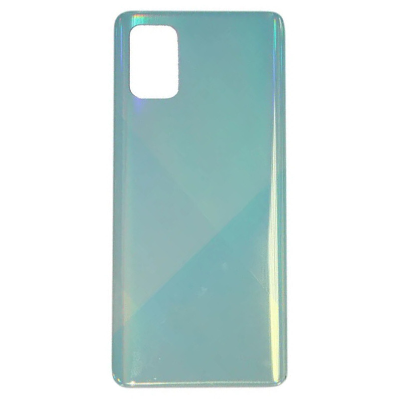 Задняя крышка для Samsung A715F/A71 (голубой)