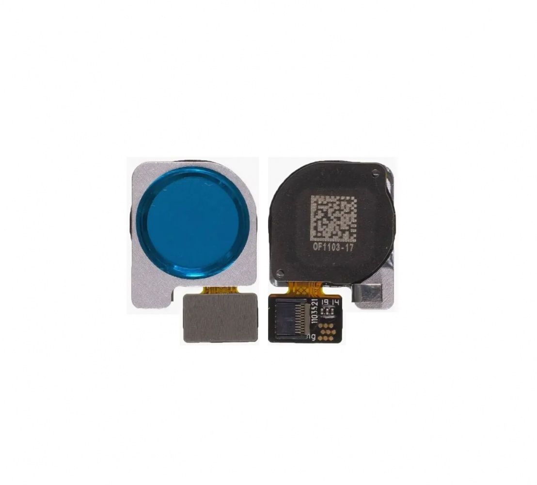 Шлейф для Huawei Honor 20 Lite/20S сканер отпечатка пальцев (синий)