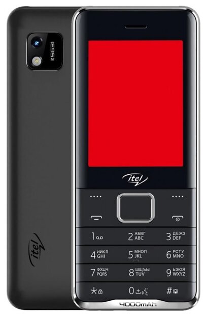 Телефон ITEL IT5631 2.8" 4000mAh 2 sim, Power Bank Black