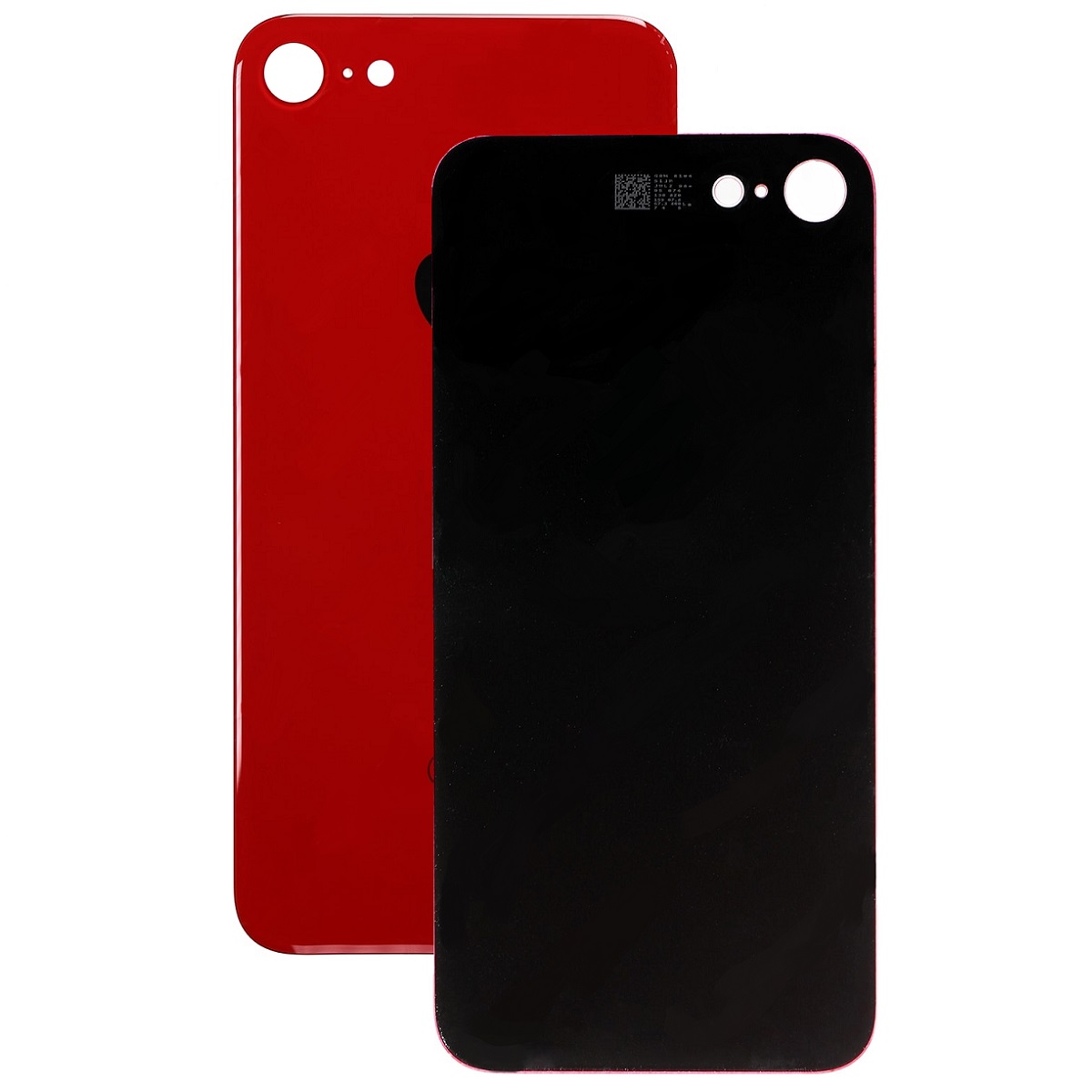 Задняя крышка для iPhone 8 Orig (красный) (с увеличеным вырезом под камеру)
