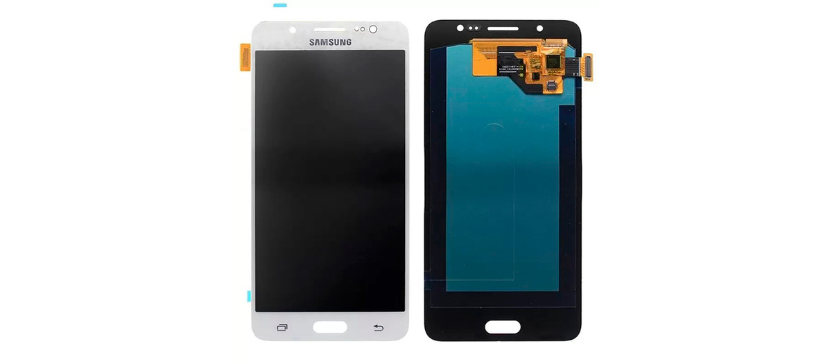Дисплей для Samsung J510F/J5 2016 в сборе AMOLED (белый)