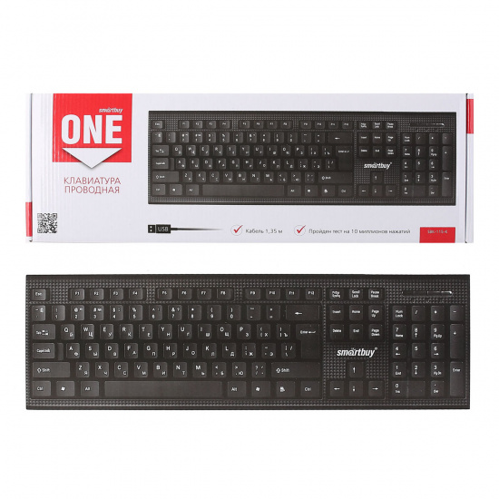 Клавиатура "SmartBuy" One 115 - USB (черная)