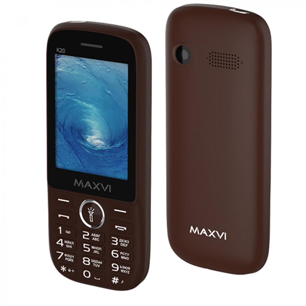 Телефон Maxvi K20 2.4" 2sim Coffee